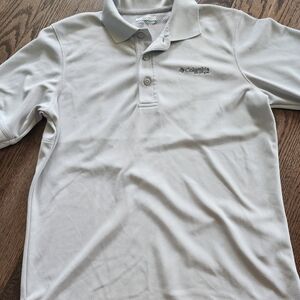 Columbia Light Gray Short-Sleeve Performance Polo